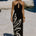 BRONTIE KEYHOLE HALTER MIDI DRESS - BLACK