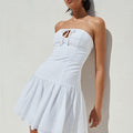 BRONWYN MINI DRESS - WHITE