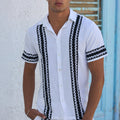 BROOKS SHIRT - WHITE/BLACK