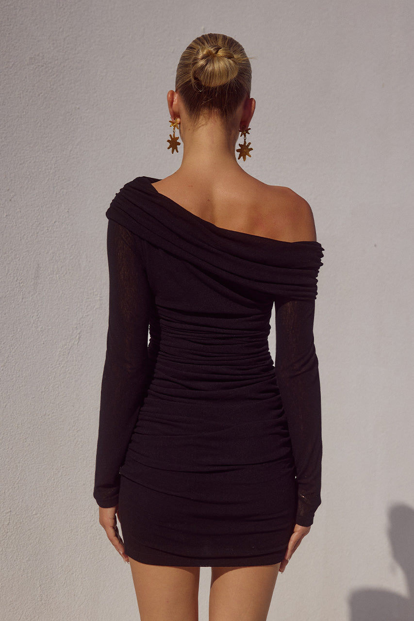 CANDOR MINI DRESS - BLACK