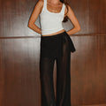 CARA SCOOP NECK TANK - WHITE