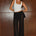 CARA SCOOP NECK TANK - WHITE