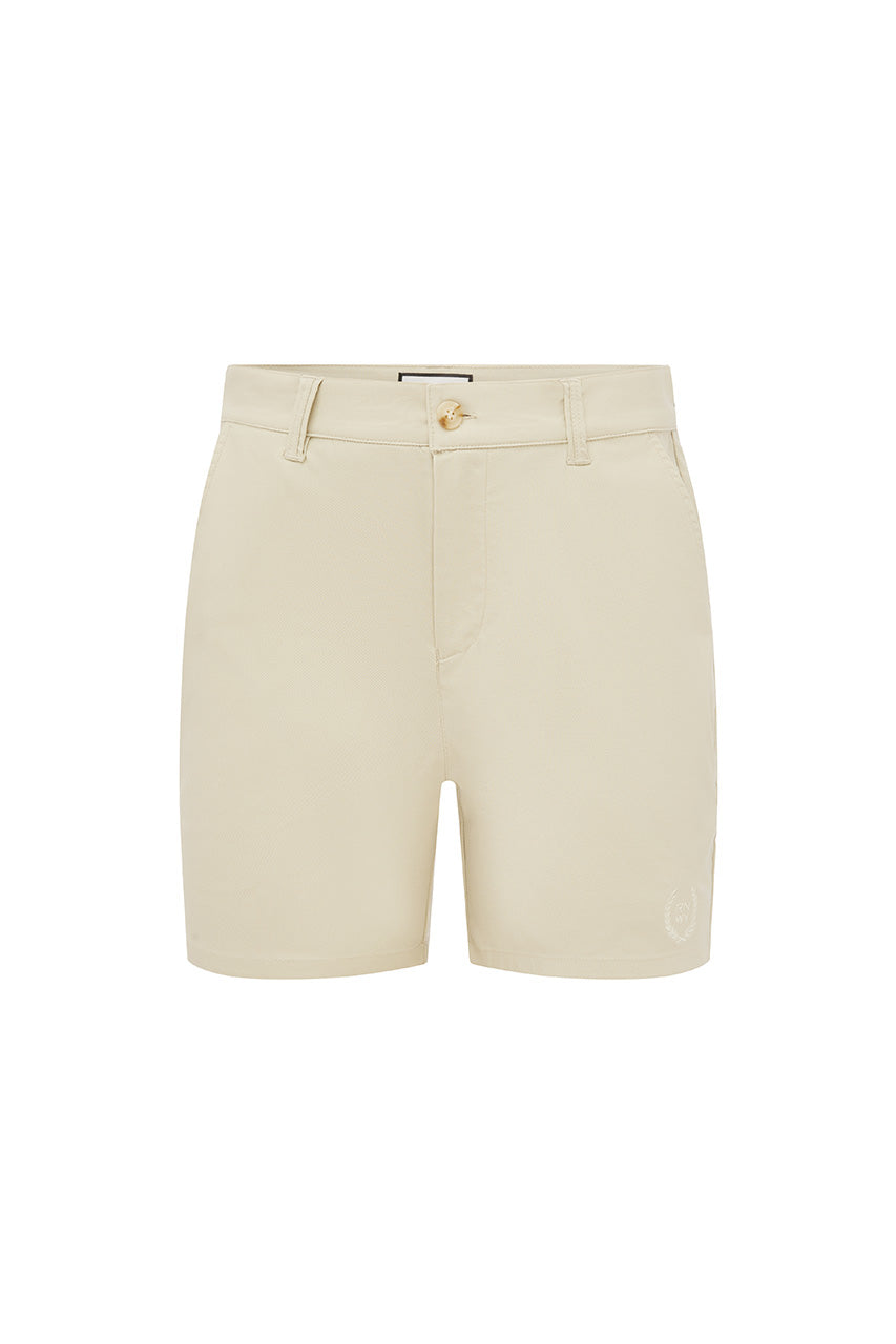 CARLOS TAILORED SHORTS - SAND - CARLOSTAILOREDSHORTS-SAND