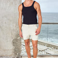 CARLOS TAILORED SHORTS - SAND