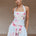 CARMINE TOP - CADENCE PRINT