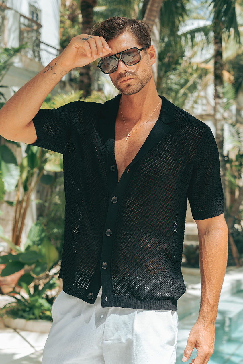 CASPER KNIT SHIRT - BLACK - CASPERKNITSHIRTBLACK_1
