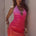 CATIANA DEEP-V SEQUIN MINI DRESS - TROPICALE OMBRE