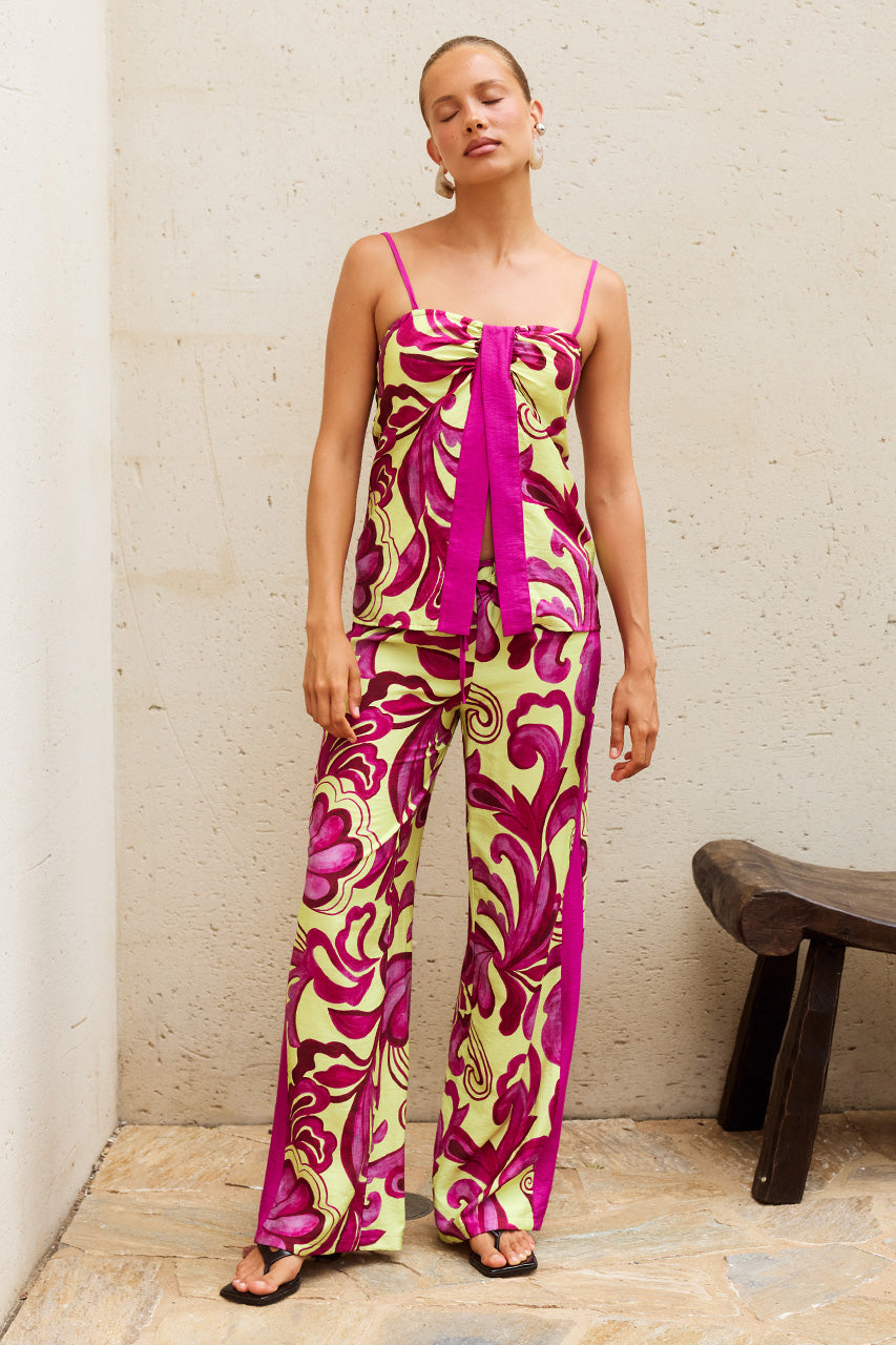 CATRIONA STRAIGHT LEG PANT - GEORGIA PINK XXL - CATRIONASPLITFRONTTOPXCATRIONASTRAIGHTLEGPANT-GEORGIAPINK-01