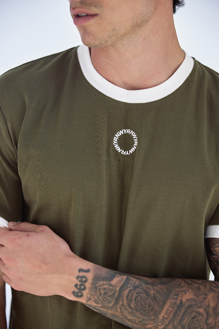 CAYDEN FITTED T-SHIRT - KHAKI - CAYDENFITTEDT-SHIRT-KHAKI-2