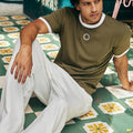 CAYDEN FITTED T-SHIRT - KHAKI