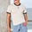 CAYDEN FITTED T-SHIRT - SAND/BLACK