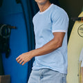 CAYDEN FITTED T-SHIRT - SKY BLUE