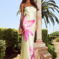 CELESTE MAXI DRESS - ORCHID YELLOW