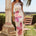 CELESTE MIDI DRESS - ORCHID WHITE