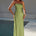 CELESTE STRAPLESS MAXI DRESS - OLIVE