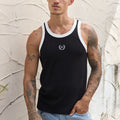 CHRIS RIBBED TANK - BLACK/OFF WHITE