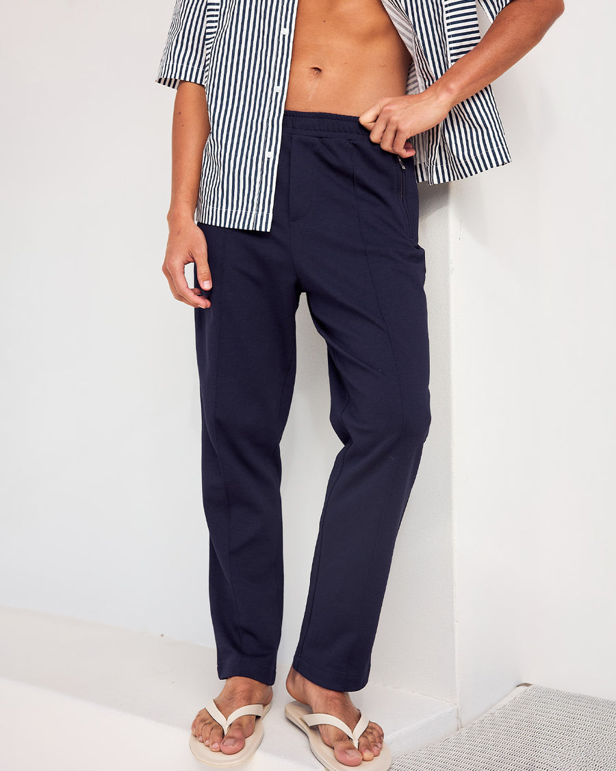 CIAN STRAIGHT LEG PANT - NAVY - CIANSTRAIGHTLEGPANT-NAVY
