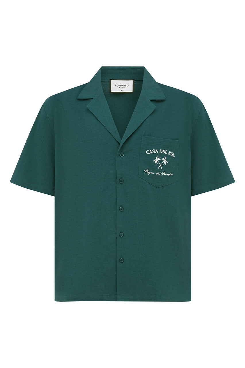 CILLIAN SHORT SLEEVE SHIRT - EMERALD - CILLIAN_SHORT_SLEEVE_SHIRT_-_EMERALD-3