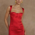 CLAUDELLE MINI DRESS - RED