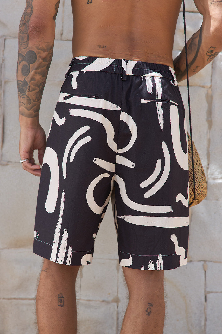 COLTON TAILORED SHORTS - YORK BLACK