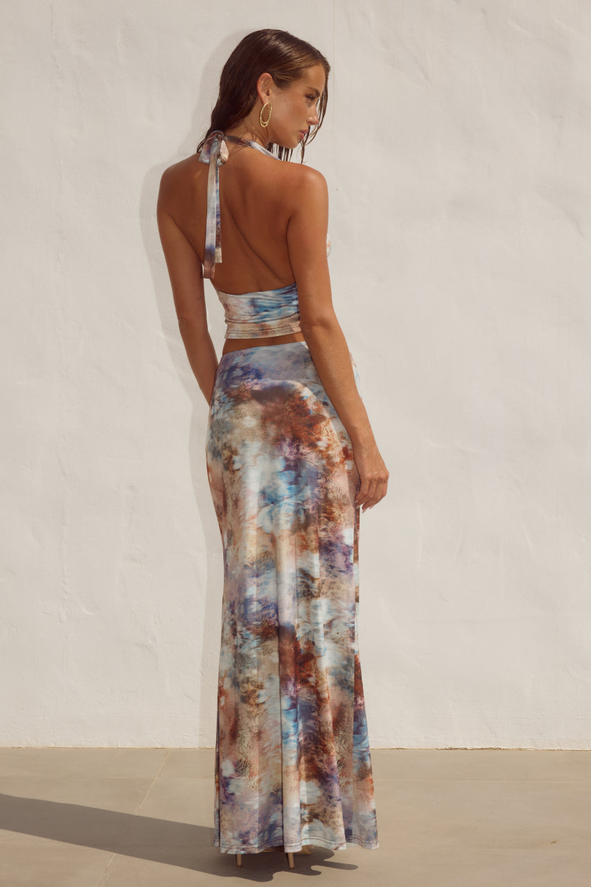 LOTUS LOW WAIST MAXI SKIRT - ZARLA CHOC - CR1_74981_94b65975-ba9d-4ae9-b883-84f0014a53a4