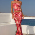 VERITY LOW WAIST MAXI SKIRT - MOANA PINK
