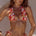 CUBA HALTER BIKINI TOP - KIARA PEACH