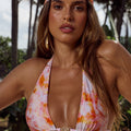 MARLEY HEAD SCARF - CORALI ORANGE