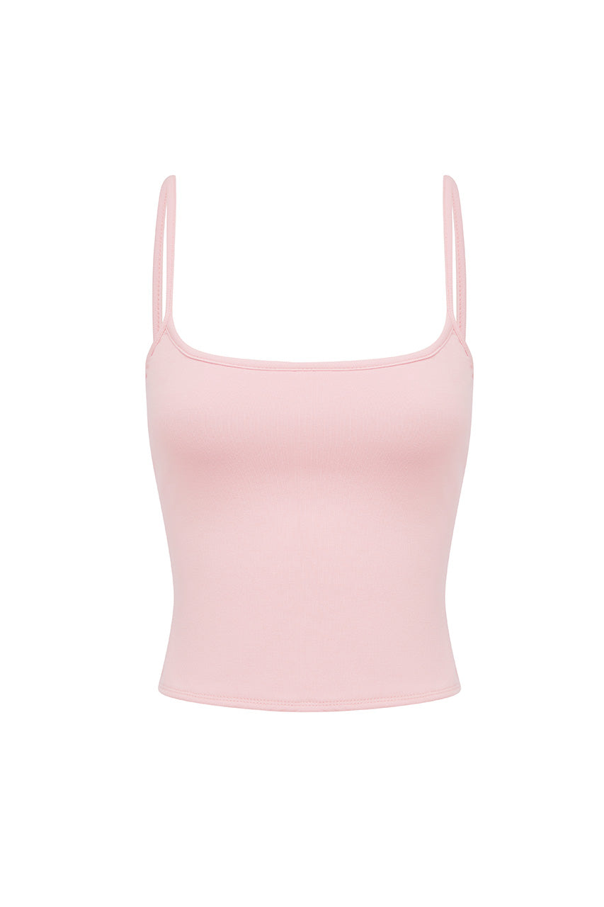 DAMARI SCOOP CAMI TOP - BALLET PINK - DAMARISCOOPCAMITOP-BALLETPINK