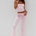 DAMARI FOLDOVER FLARE PANTS - BALLET PINK