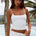 DAMARI SCOOP CAMI TOP - WHITE