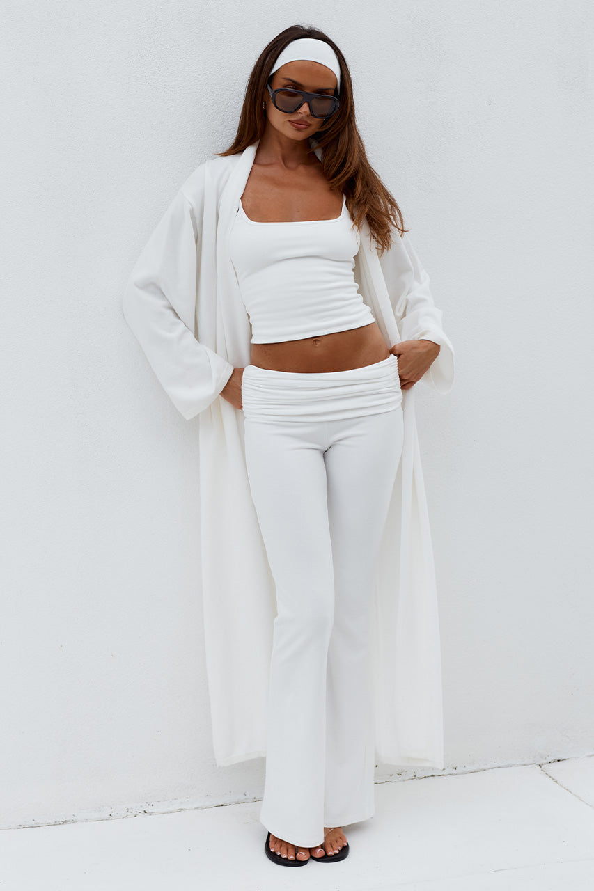 LAVINA LONGLINE KNIT CARDIGAN - CREAM XXL - DAMARISCOOPCAMITOPxDAMARIFOLDOVERFLAREPANTS-WHITExLAVINALONGLINEKNITCARDIGAN-CREAM-12