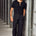 FRANKIE TAILORED WIDE LEG PANT - BLACK