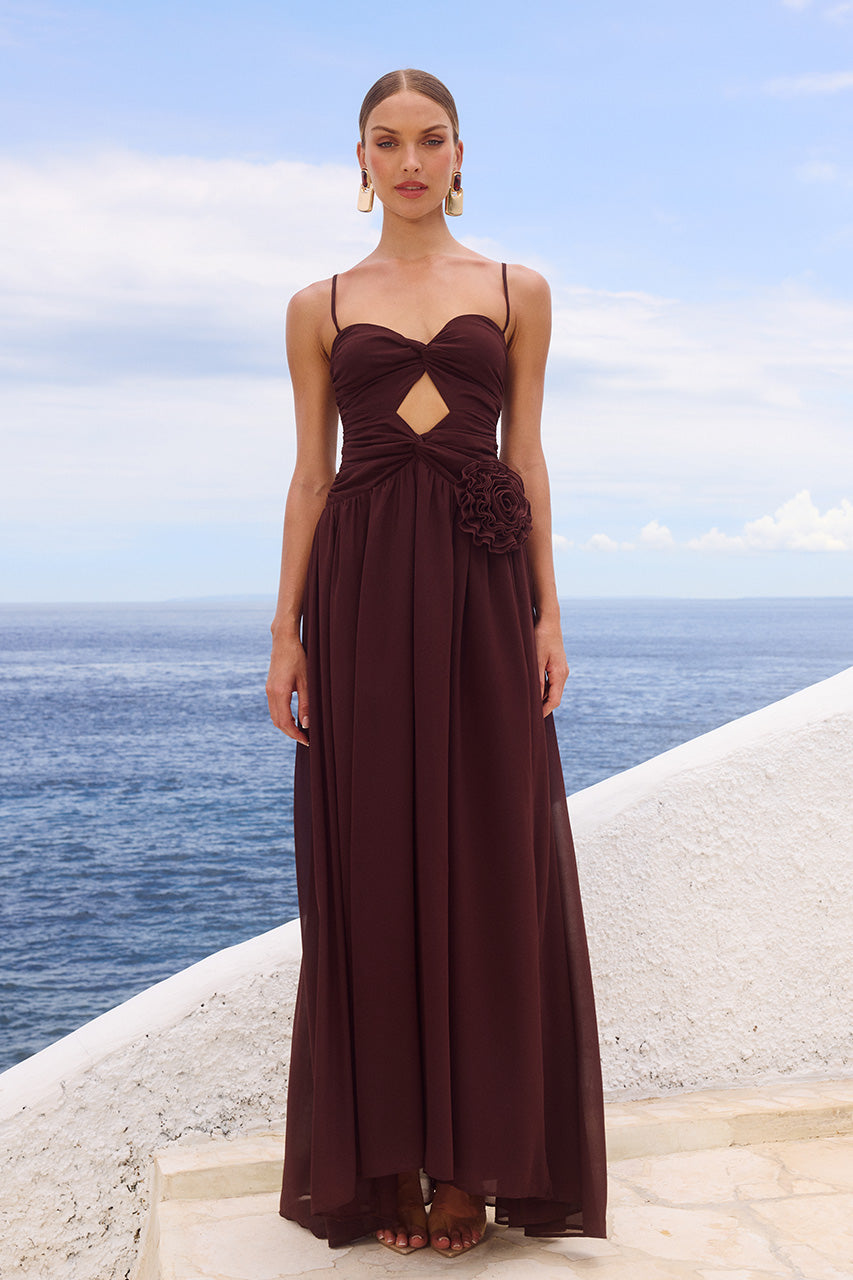 DANIKA MAXI DRESS - CHOCOLATE - DANIKAMAXIDRESSCHOCOLATE_7