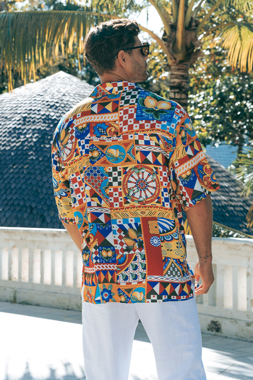 DANTE SHIRT - PHAEDRA PRINT