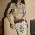 DARIA LONG SLEEVE TOP - MINKI BLUE