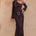 DARIA ONE SHOULDER MAXI DRESS - CHOCOLATE