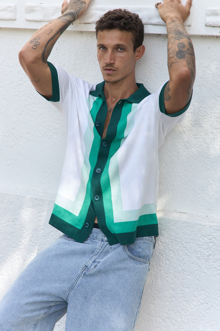 DARIUS SHIRT - GREEN MULTI - DARIUSSHIRT-GREENMULTI-2