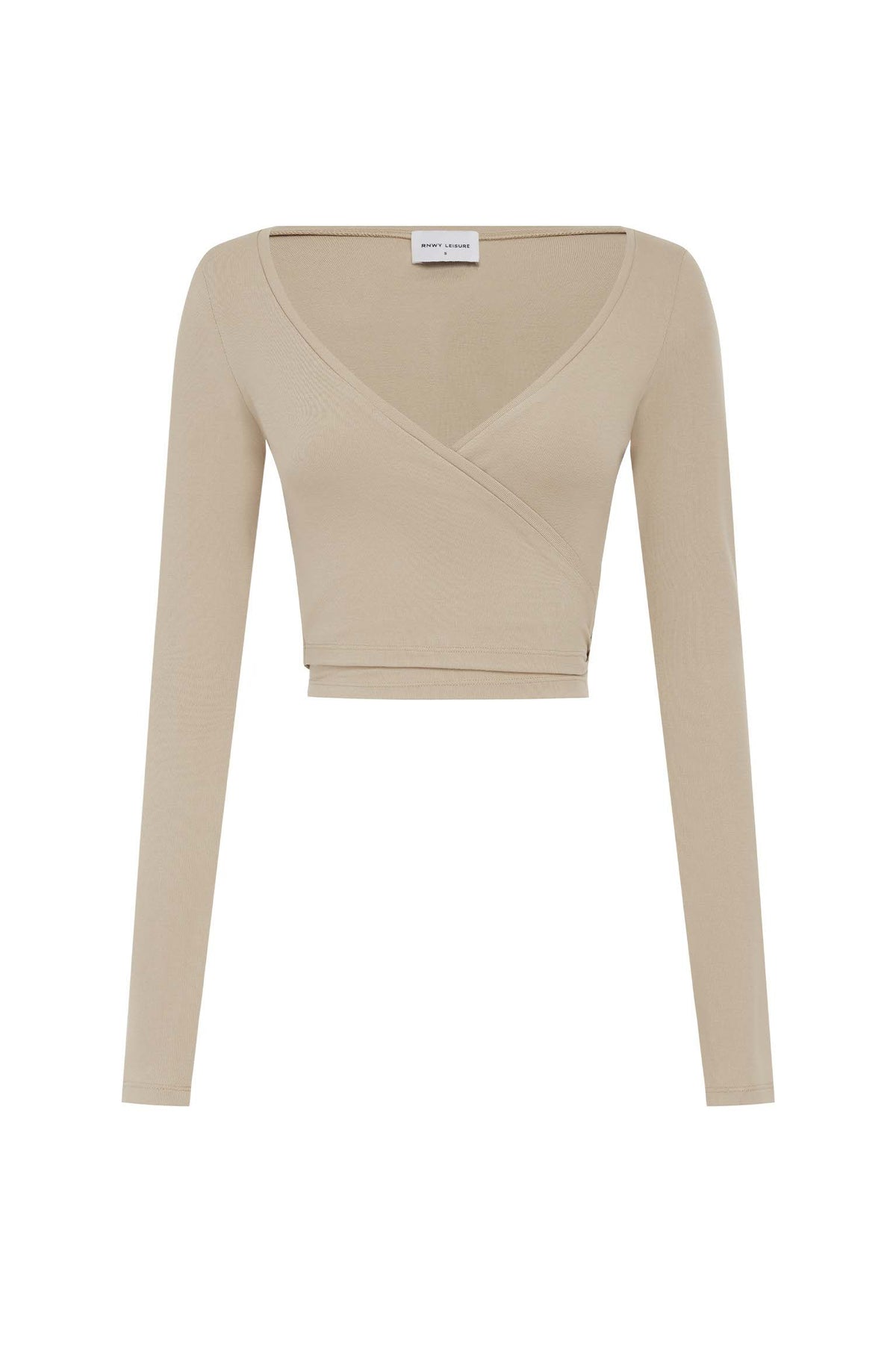 DEE WRAP BALLET TOP - TAUPE - DEEWRAPBALLETTOP-TAUPE