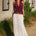 SUSANNA RUFFLE TEXTURED MAXI SKIRT - IVORY
