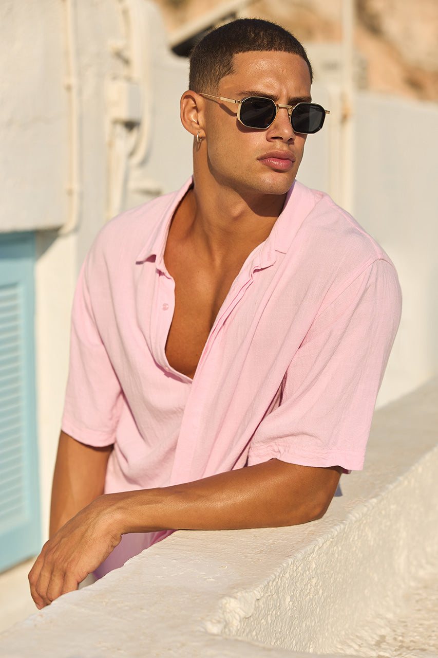DENJAY SHIRT - PINK - DENJAYSHIRT-PINKXOSCARPANT-WHITE-2