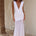 DESERAE LOW PLUNGE MAXI DRESS - WHITE