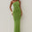 DIANA ASYMMETRIC NECK MAXI DRESS - KIWI