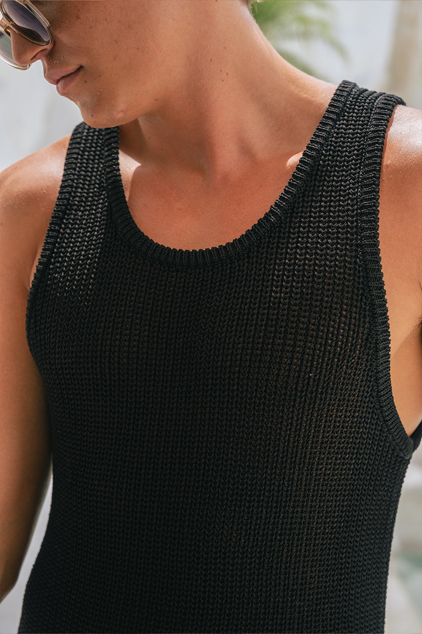 DIMITRI KNIT TOP - BLACK - DIMITRI-KNIT-TOP-BLACK