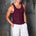 DIMITRI KNIT TOP - WINE
