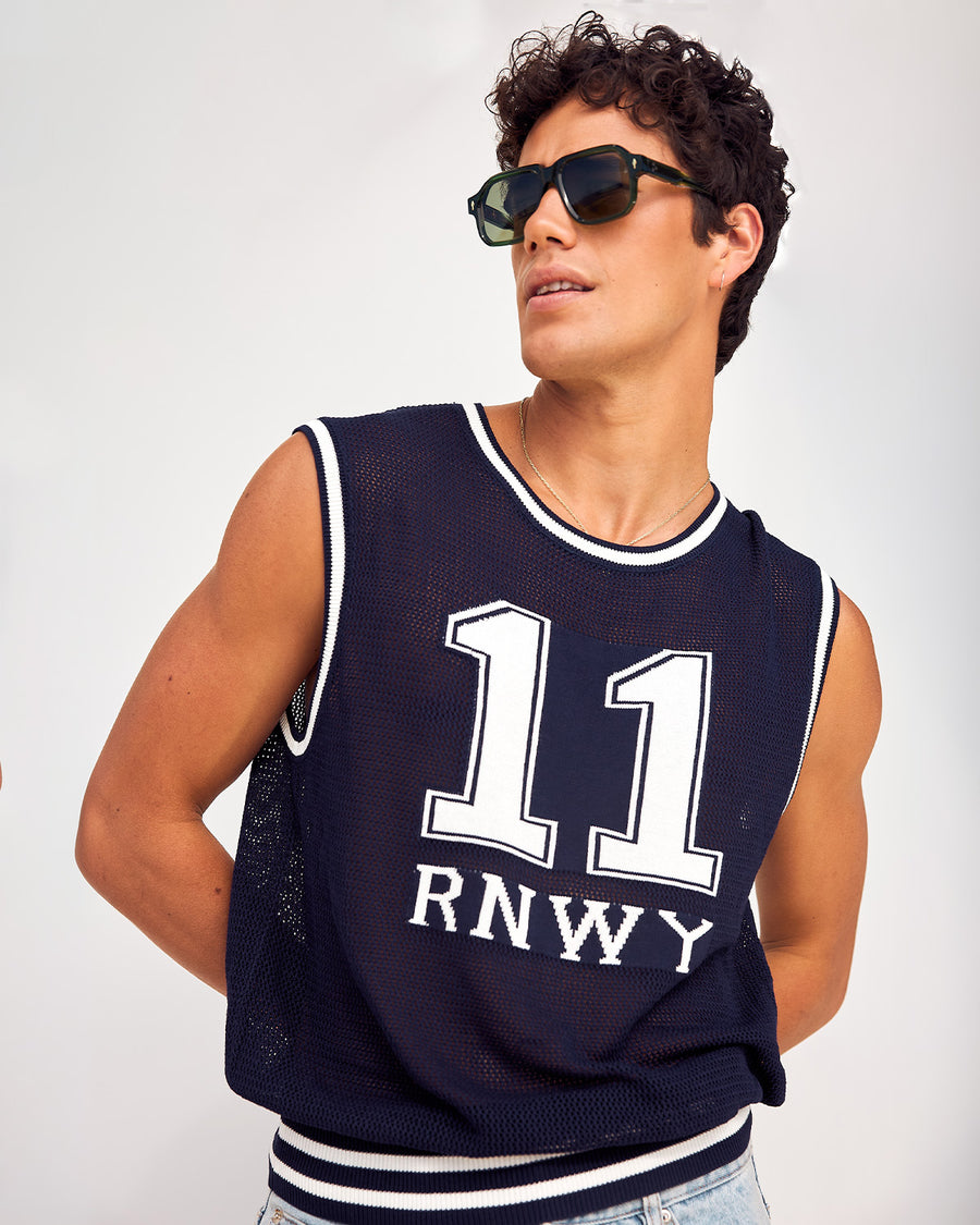 DIMITROV SPORT TANK KNIT - NAVY/WHITE - DIMITROVSPORTTANKKNIT-NAVYWHITE-7