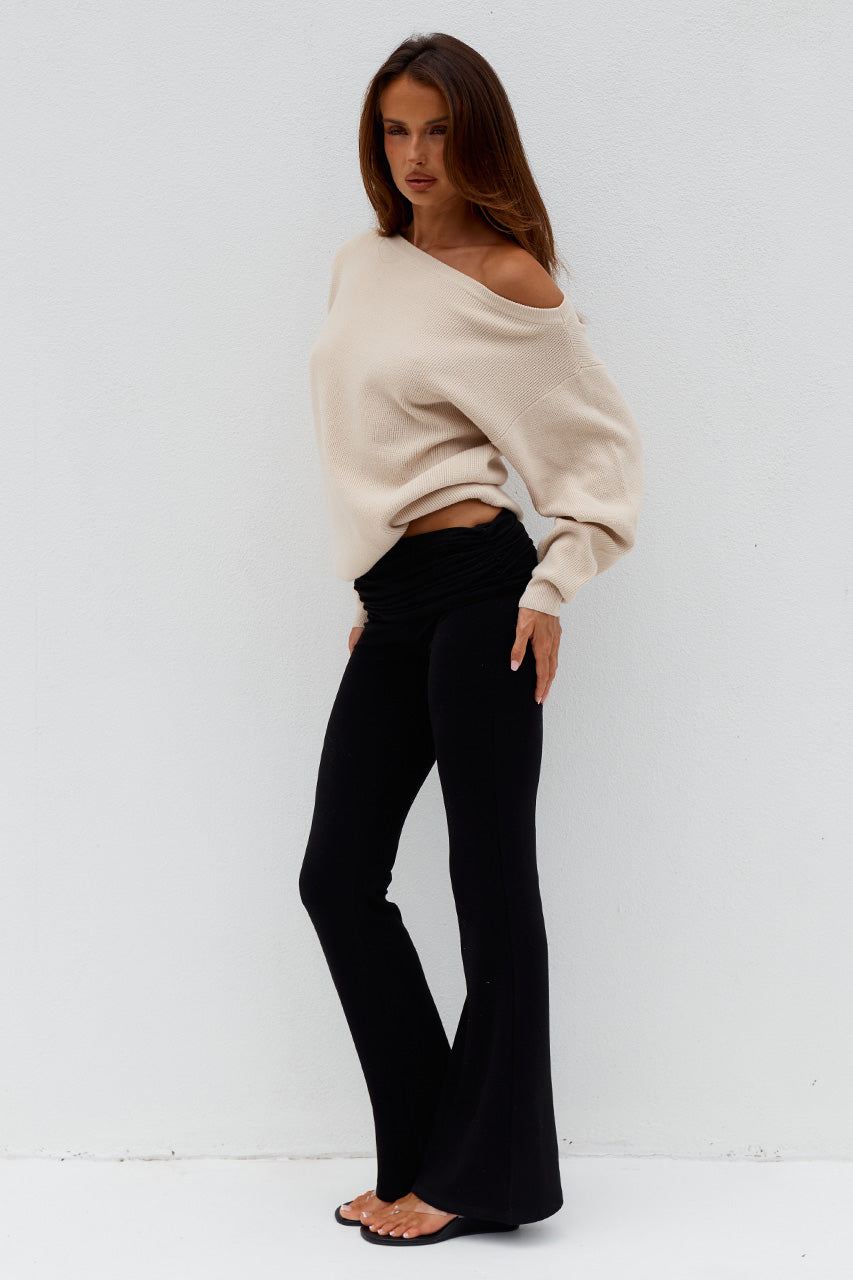 DIONNE OFF SHOULDER KNIT SWEATER - BISCUIT - DIONNEOFFSHOULDERKNITSWEATER-BISCUIT-06