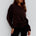 DIONNE OFF SHOULDER KNIT SWEATER - CHOCOLATE