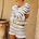 DONNA KNIT HOT SHORT - CREAM/CHOCOLATE