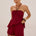 KOAH ELASTICATED SHORTS - DEEP RED